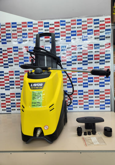 Hidrolimpiadora 2500W Monofásica de Agua Caliente Lavor Rio-R Pro 1218 – 160 bar, 450 l/h,